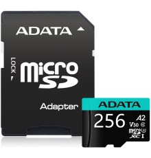 Флеш карта microSDXC Adata AUSDX256GUI3V30SA2-RA1