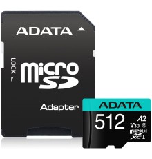 Флеш карта microSDXC Adata AUSDX512GUI3V30SA2-RA1