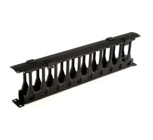 Кабельный организатор с крышкой глубина 106 мм 19