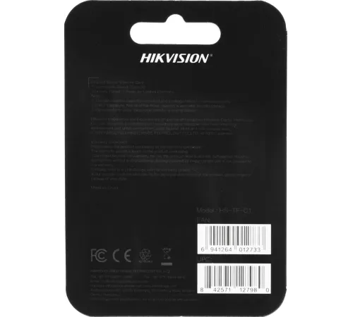 Флеш карта microSDHC 8GB Hikvision HS-TF-C1(STD)/8G/ZAZ01X00/OD