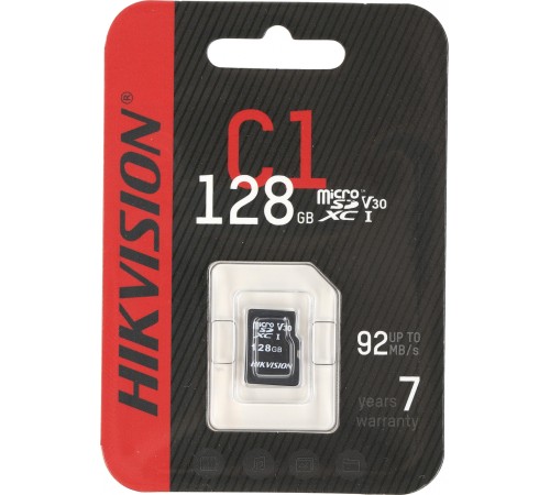 Флеш карта microSDXC 128GB Hikvision HS-TF-C1(STD)/128G/ZAZ01X00/OD Флеш карта microSDXC 128GB Hikvision HS-TF-C1(STD)/128G/ZAZ01X00/OD