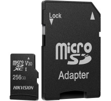 Флеш карта microSDXC 256GB Hikvision HS-TF-C1(STD)/256G/Adapter