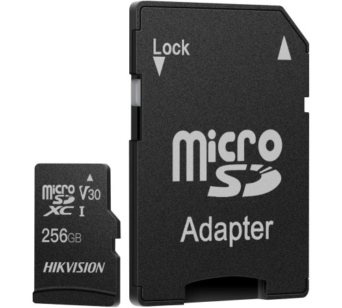 Флеш карта microSDXC 256GB Hikvision HS-TF-C1(STD)/256G/Adapter