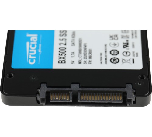 Накопитель SSD Crucial S SATA-III 500GB CT500BX500SSD1