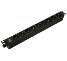 Блок распределения питания Hyperline SHE19-9SH-CB
