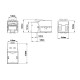 Вставка Keystone Jack RJ-45 (8P8C) Hyperline KJ9-8P8C-C5e-90-GN