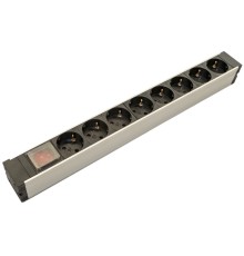 Блок распределения питания Hyperline SHZ19-8SH-S-IEC