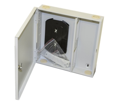 Бокс оптический универсальный Hyperline FO-WBX-4xSLT-W140H42-32UN-GY