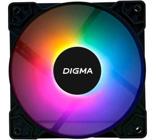 Вентилятор для корпуса Digma DFAN-FRGB1