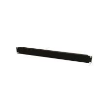 Фальш-панель на 1U цвет черный (RAL 9005) Hyperline BPV-1-RAL9005
