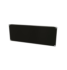 Фальш-панель на 4U цвет черный (RAL 9005) Hyperline BPV-4-RAL9005