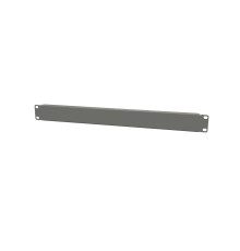 Фальш-панель на 1U цвет серый (RAL 7035) Hyperline BPV-1-RAL7035