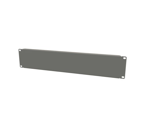 Фальш-панель на 2U цвет серый (RAL 7035) Hyperline BPV-2-RAL7035