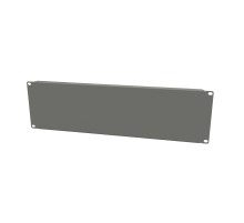 Фальш-панель на 3U цвет серый (RAL 7035) Hyperline BPV-3-RAL7035