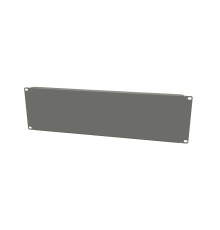 Фальш-панель на 3U цвет серый (RAL 7035) Hyperline BPV-3-RAL7035