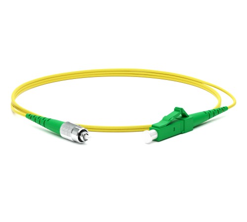 Патч-корд волоконно-оптический (шнур) Hyperline FC-S2-9-FC/AR-LC/AR-H-1.5M-LSZH-YL