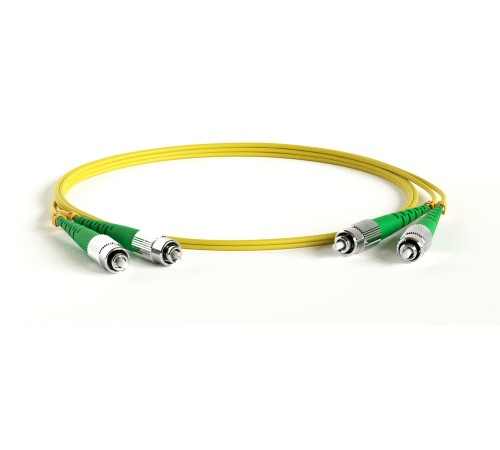 Патч-корд волоконно-оптический (шнур) Hyperline FC-D2-9-FC/AR-FC/AR-H-1.5M-LSZH-YL