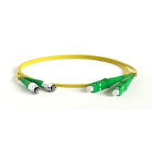 Патч-корд волоконно-оптический (шнур) Hyperline FC-D2-9-FC/AR-SC/AR-H-1.5M-LSZH-YL