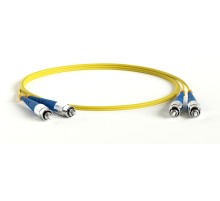 Патч-корд волоконно-оптический (шнур) Hyperline FC-D2-9-FC/UR-FC/UR-H-1.5M-LSZH-YL