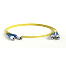 Патч-корд волоконно-оптический (шнур) Hyperline FC-D2-9-FC/UR-FC/UR-H-1.5M-LSZH-YL