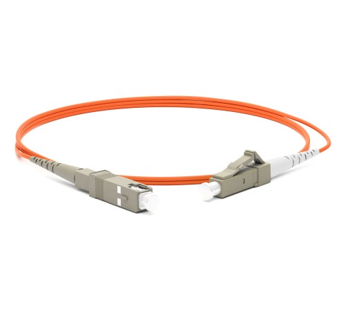 Патч-корд волоконно-оптический (шнур) Hyperline FC-S2-62-LC/PR-SC/PR-H-1.5M-LSZH-OR