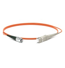 Патч-корд волоконно-оптический (шнур) Hyperline FC-S2-50-FC/PR-SC/PR-H-1.5M-LSZH-OR