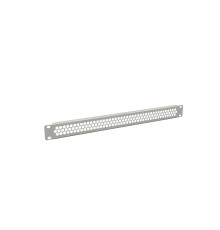 Фальш-панель перфорированная на 1U цвет серый (RAL 7035) Hyperline BPD-1-RAL7035