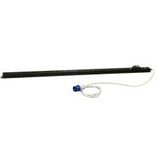 Блок розеток вертикальный Hyperline SHE-20IEC-4BIEC-B-3PVB