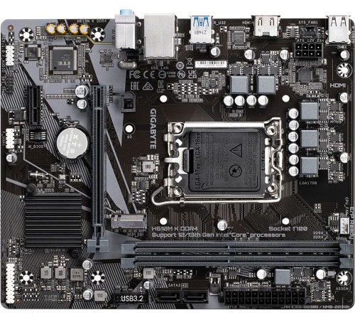 Материнская плата Gigabyte H610M K DDR4