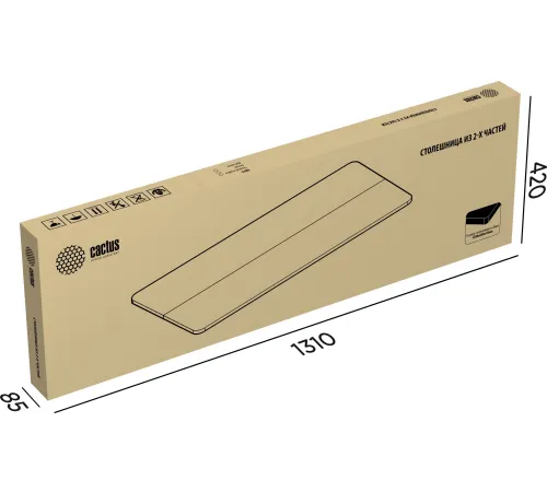 Столешница Cactus CS-TD2-WT