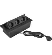 Розетка Cactus CS-SOCKET-EU3-BK