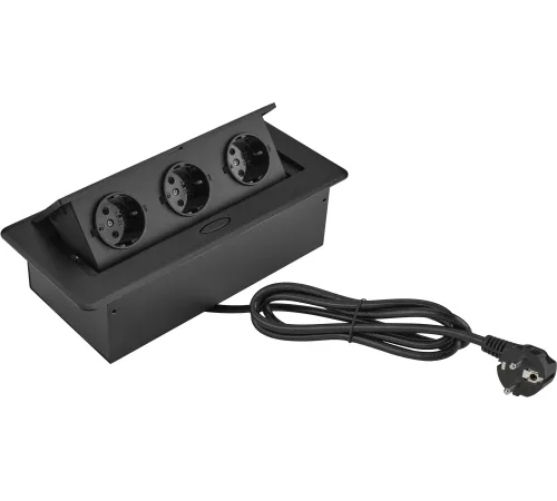 Розетка Cactus CS-SOCKET-EU3-BK