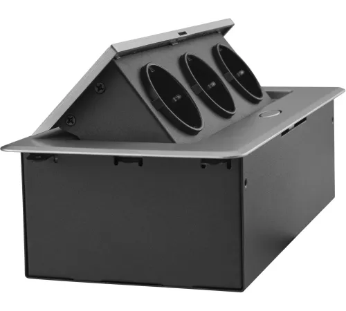 Розетка Cactus CS-SOCKET-EU3-GYBK