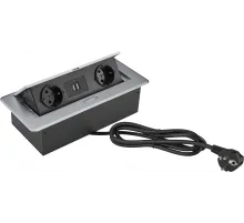 Розетка Cactus CS-SOCKET-EU/USBA-GY