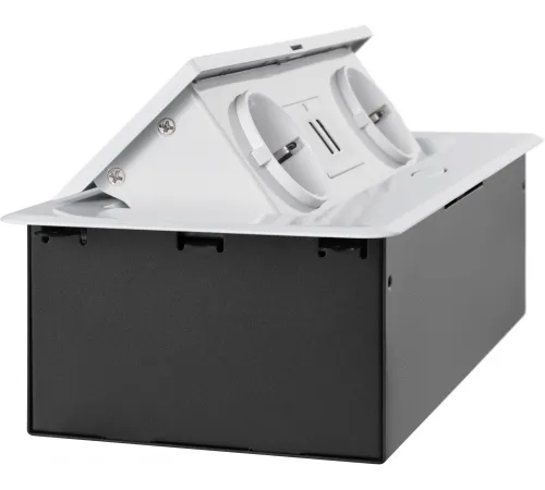 Розетка Cactus CS-SOCKET-EU/USBA-WH