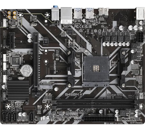 Материнская плата Gigabyte B450M K