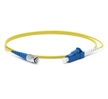 Патч-корд волоконно-оптический (шнур) Hyperline FC-S2-9-FC/UR-LC/UR-H-0.5M-LSZH-YL