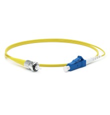 Патч-корд волоконно-оптический (шнур) Hyperline FC-S2-9-LC/UR-ST/UR-H-0.5M-LSZH-YL
