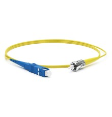 Патч-корд волоконно-оптический (шнур) Hyperline FC-S2-9-SC/UR-ST/UR-H-0.5M-LSZH-YL