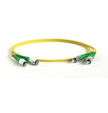 Патч-корд волоконно-оптический (шнур) Hyperline FC-D2-9-FC/AR-FC/AR-H-0.5M-LSZH-YL