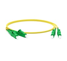 Патч-корд волоконно-оптический (шнур) Hyperline FC-D2-9-LC/AR-LC/AR-H-0.5M-LSZH-YL