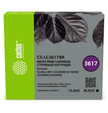 Картридж струйный Cactus CS-LC3617BK