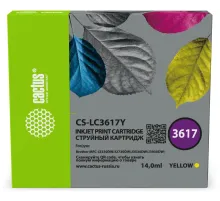 Картридж струйный Cactus CS-LC3617Y