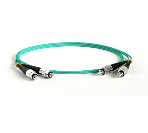 Патч-корд волоконно-оптический (шнур) Hyperline FC-D2-503-FC/PR-FC/PR-H-0.5M-LSZH-AQ