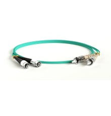 Патч-корд волоконно-оптический (шнур) Hyperline FC-D2-503-FC/PR-ST/PR-H-0.5M-LSZH-AQ