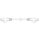 Патч-корд Hyperline PC-LPM-STP-RJ45-RJ45-C6a-15M-LSZH-GY