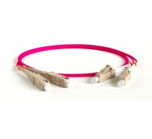 Патч-корд волоконно-оптический (шнур) Hyperline FC-D2-504-LC/PR-SC/PR-H-0.5M-LSZH-MG