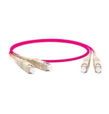 Патч-корд волоконно-оптический (шнур) Hyperline FC-D2-504-SC/PR-SC/PR-H-0.5M-LSZH-MG