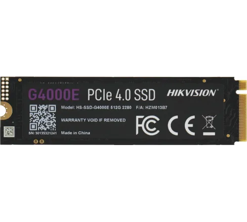 Накопитель SSD 512Gb Hikvision G4000E (HS-SSD-G4000E/512G) HS-SSD-G4000E/512G