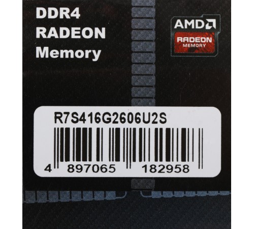 Память DDR4 16Gb 2666MHz AMD R7S416G2606U2S